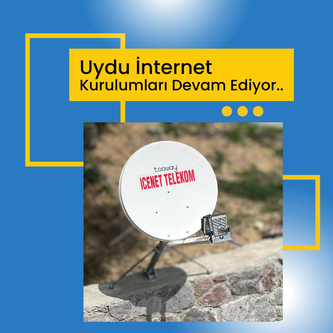 Çanakkale - Ahmetce Village Satellite Internet Installation is complete!