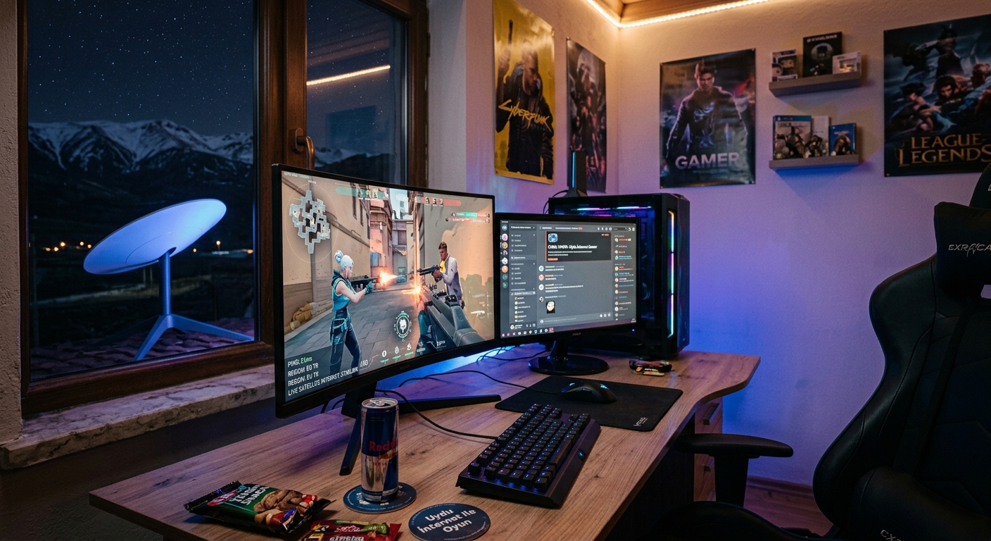 Uydu İnternet ile Online Oyun Oynanır mı?