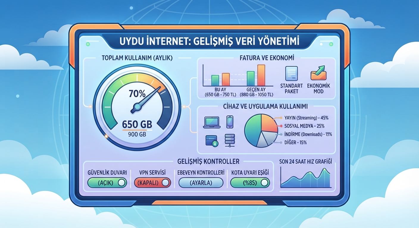 Uydu İnternet Limitsiz mi? Kota ve Veri Kullanımı